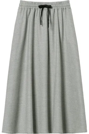 Twin-Set Houndstooth midi skirt