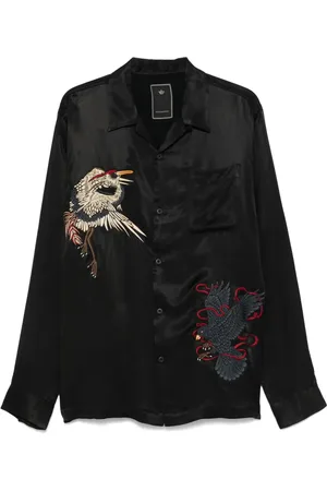 Maharishi 1494 Crow & Heron shirt