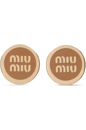 Miu Miu Logo-lettering earrings