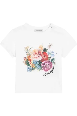 Dolce & Gabbana Floral-print cotton t-shirt