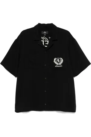 Represent Logo-embroidered shirt