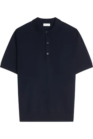 DRIES VAN NOTEN Merino-wool polo shirt