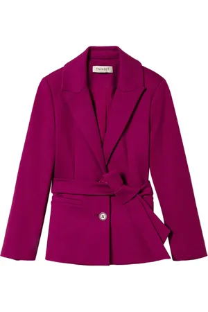 Twin-Set Belted single-breasted coat