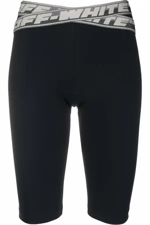 OFF-WHITE Athleisure logo-tape cycling shorts