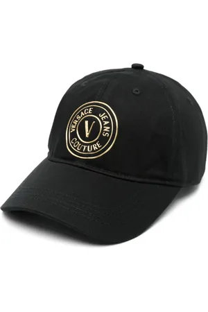 VERSACE V-Emblem cotton cap