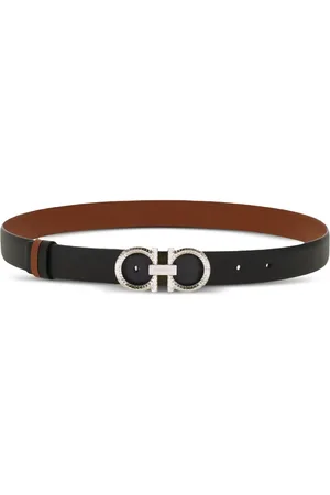 Salvatore Ferragamo Reversible adjustable Gancini belt