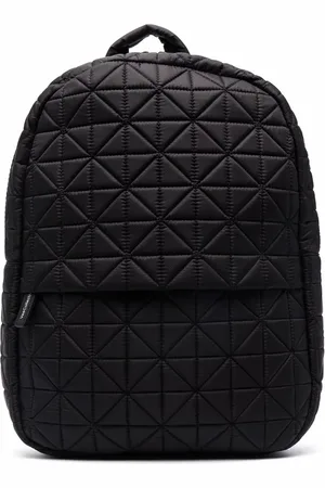 VeeCollective Quilted leather-trim backpack