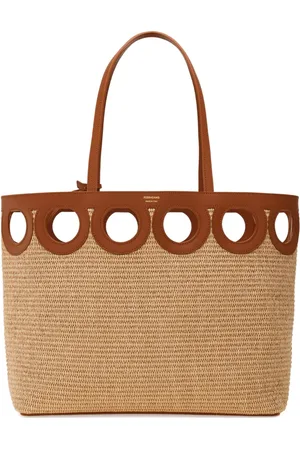 Salvatore Ferragamo Large raffia tote bag