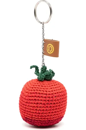 MIRA MIKATI Tomato crochet keyring