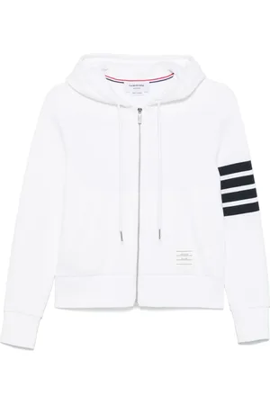 Thom Browne 4-Bar zip-up hoodie