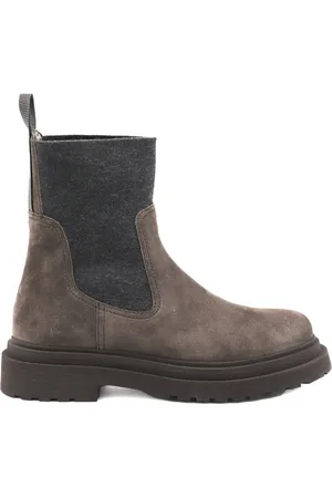 Brunello Cucinelli Suede Chelsea boots