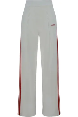 Autry Logo-patch contrast-border sweatpants
