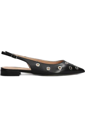 ISABEL FERRANTI Eyelet-detailed flat pumps