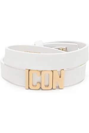 Dsquared2 Icon wraparound leather bracelet