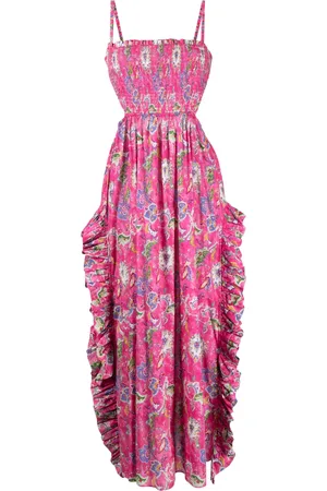 Caroline Constas Margo floral long dress