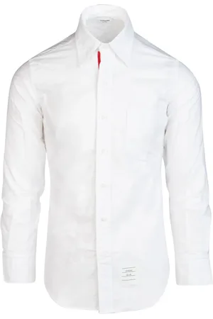 Thom Browne Grosgrain-placket Oxford shirt