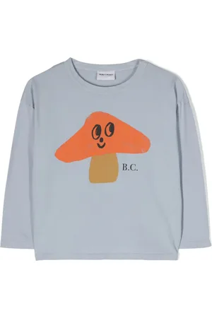 Bobo Choses Mushroom-print long-sleeve T-shirt
