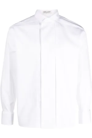 Saint Laurent Long-sleeve cotton poplin shirt