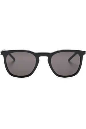Saint Laurent Matte-effect square-frame sunglasses