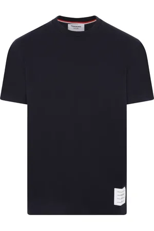 Thom Browne 4-Bar logo-patch T-shirt