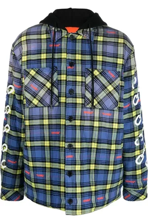 OFF-WHITE Plaid-check shirt jacket