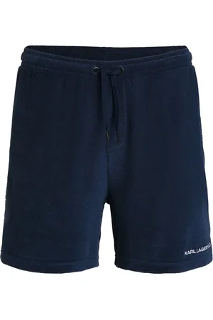 Karl Lagerfeld Terry cloth-effect swim shorts
