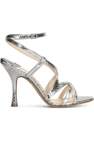 ANNA F. 100mm leather sandals