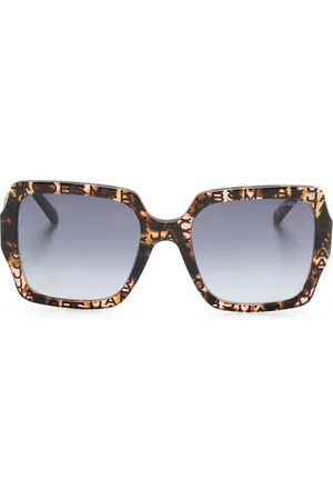 Marc Jacobs J Marc-logo oversize-frame sunglasses