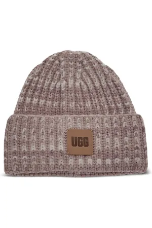 UGG M??lange-effect beanie hat