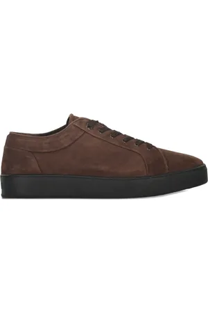 MOORER Bocconi suede sneakers