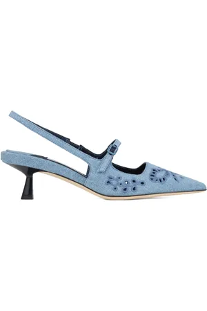 Jimmy Choo Didi embroidered slingback pumps
