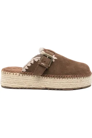 Mou 40mm suede mules