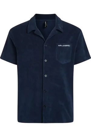Karl Lagerfeld Terry cloth-effect shirt