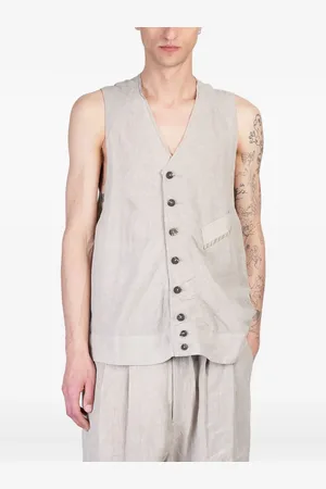 ZIGGY CHEN Linen gilet