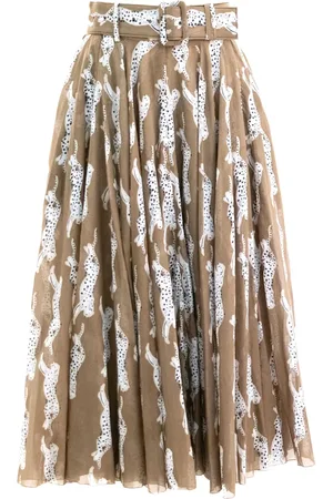 SAMANTHA SUNG Pleated midi skirt