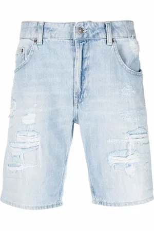 Dondup Distressed-detail denim shorts