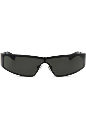 Alexander McQueen Futuristic wraparound sunglasses