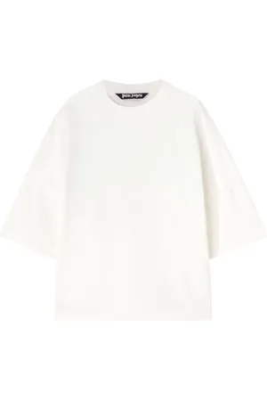 Palm Angels College drop-shoulder cotton T-shirt