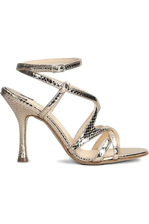 ANNA F. 105mm leather sandals