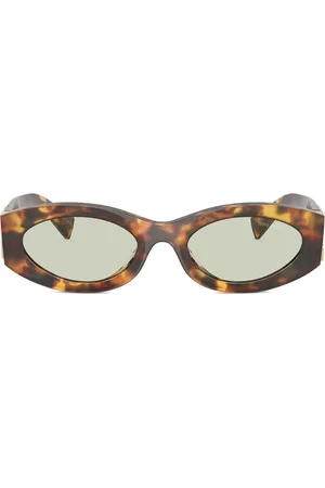 Miu Miu Logo-lettering sunglasses