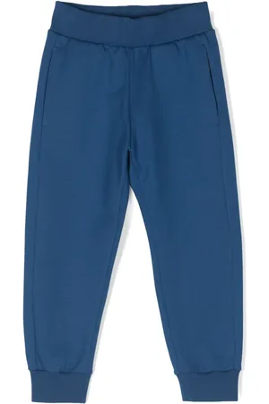 Roberto Cavalli Logo-embroidered cotton trousers