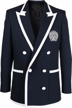 Balmain Tennis logo blazer