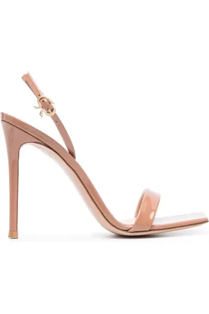 Gianvito Rossi Ribbon 105mm leather sandals