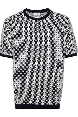 Fursac Ropes-motif jacquard T-shirt