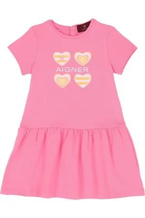 Aigner Heart-print A-line dress