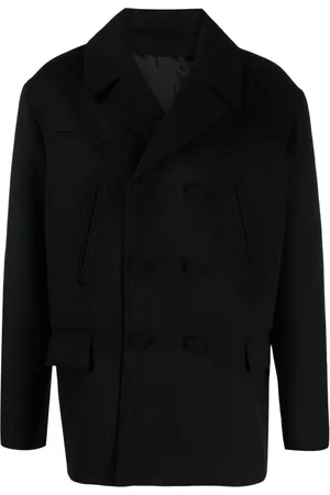 Balmain Double-breasted wool coat