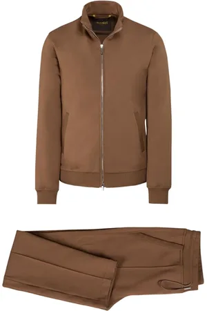 MOORER Pressed-crease trouser set
