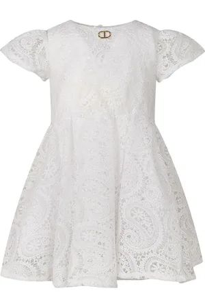Twin-Set Floral-lace dress