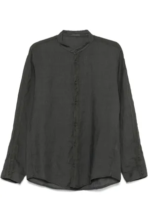 TRANSIT Band-collar shirt