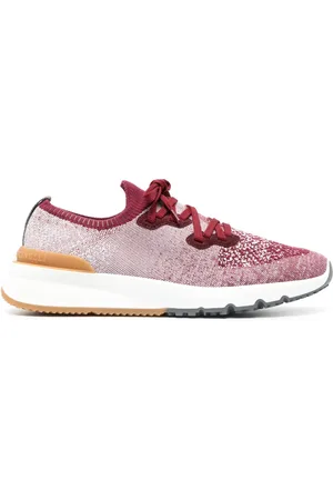 Brunello Cucinelli Knitted upper low-top sneakers